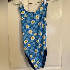 Destira Checkered Daisy Gymnastics Leotard